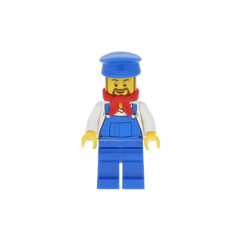 Конструктор LEGO Overalls Blue over V-Neck Shirt 1 деталей (trn228-used)