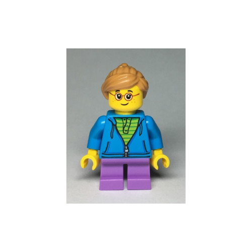 Конструктор LEGO Child Girl with Dark Azure 1 деталей (twn362-used)