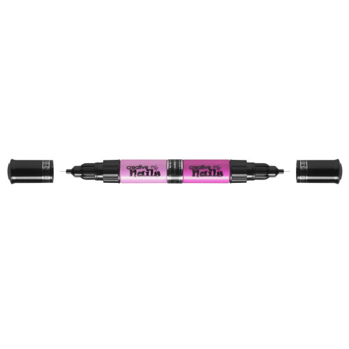 Детский лак-карандаш для ногтей Malinos Creative Nails на водной основе (2 цвета розовый + фиолетовый) - изображение 3