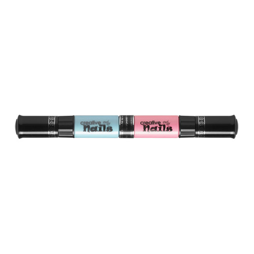 Детский лак-карандаш для ногтей Malinos Creative Nails на водной основе (2 цвета Голубой + Розовый) - изображение 2