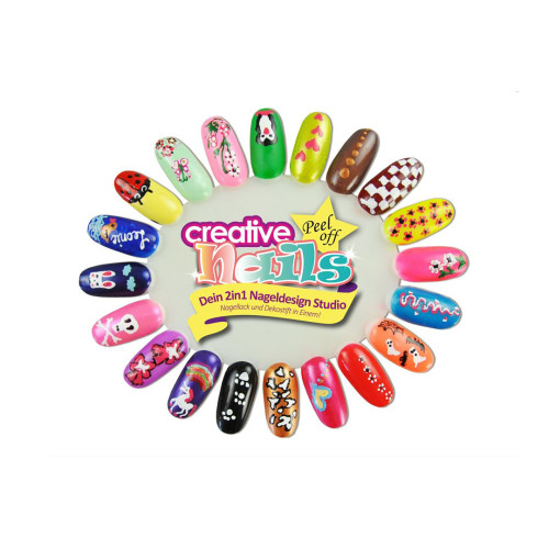 Детский лак-карандаш для ногтей Malinos Creative Nails на водной основе (2 цвета Белый + Розовый) - изображение 3