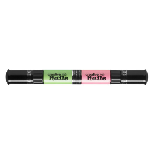 Детский лак-карандаш для ногтей Malinos Creative Nails на водной основе (2 цвета Морской волны + Розовый)