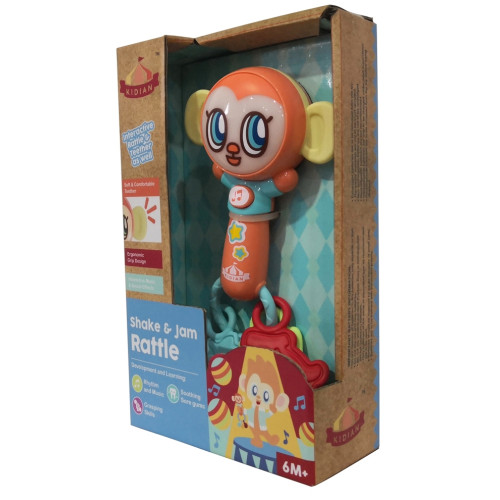 Погремушка музыкальная Kidian интерактивная обезьянка (с датчиком движения) - изображение 4