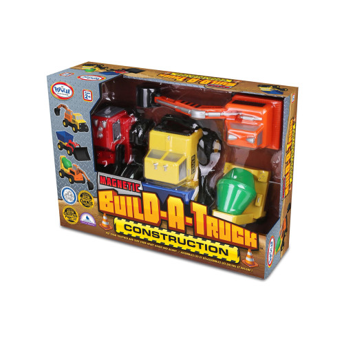 Детский конструктор Popular Playthings машинка (бетономешалка, грузовик, бульдозер, экскаватор) - изображение 11