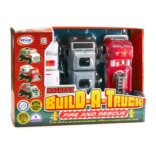 Детский конструктор Popular Playthings машинка (полиция, скорая помощь, пожарная) - изображение 9