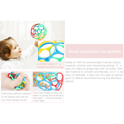 Мяч Baoli развивающая игрушка 0+ - изображение 4