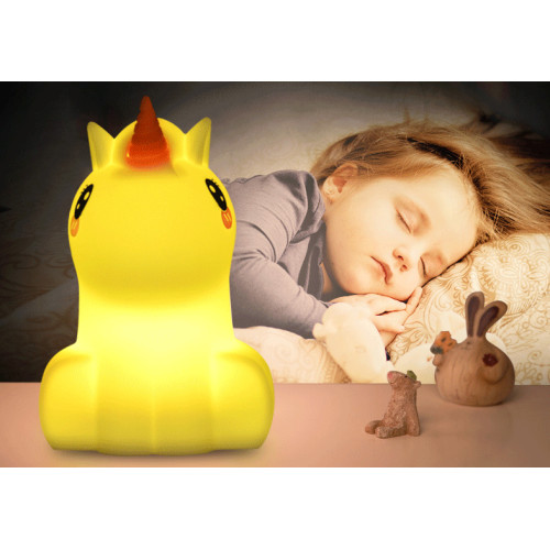 Детский ночник-игрушка Click "Hічні звірятка" Единорог 12 см - изображение 11
