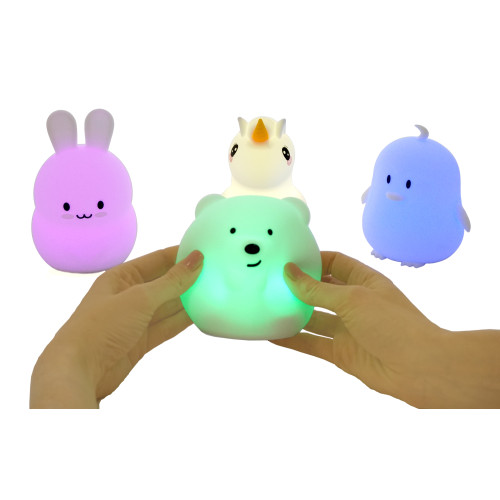 Детский ночник-игрушка Click "Hічні звірятка" Единорог 12 см - изображение 9