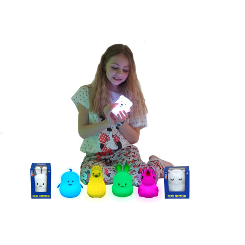 Детский ночник-игрушка Click "Hічні звірятка" Пингвин 12 см - изображение 12