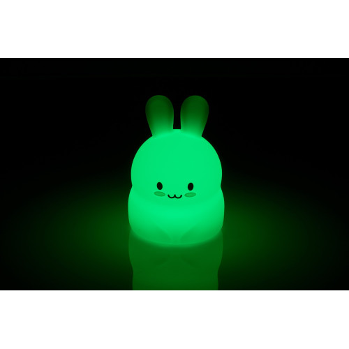 Детский ночник-игрушка Click "Hічні звірятка" Зайчик 14 см - изображение 13