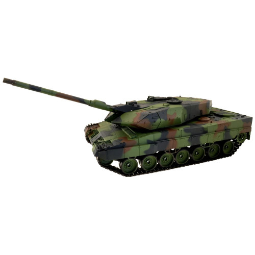 Танк р/у 2.4GHz 1:16 Heng Long Leopard II A6 с пневмопушкой и дымом (HL3889-1) - изображение 2