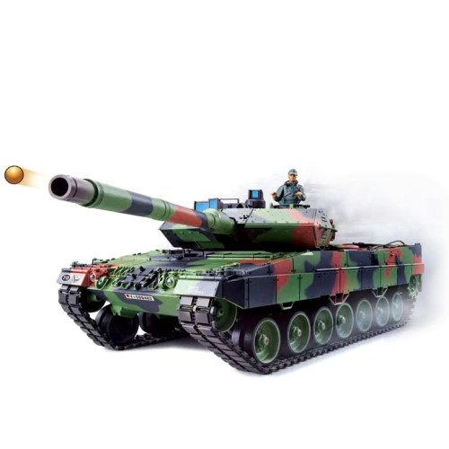 Танк р/у 2.4GHz 1:16 Heng Long Leopard II A6 с пневмопушкой и дымом (HL3889-1) - изображение 7