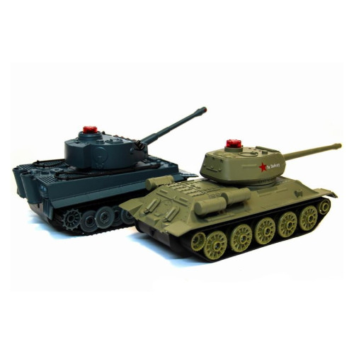 Танковый бой р/у 1:32 HuanQi 555 Tiger vs Т-34 - изображение 3
