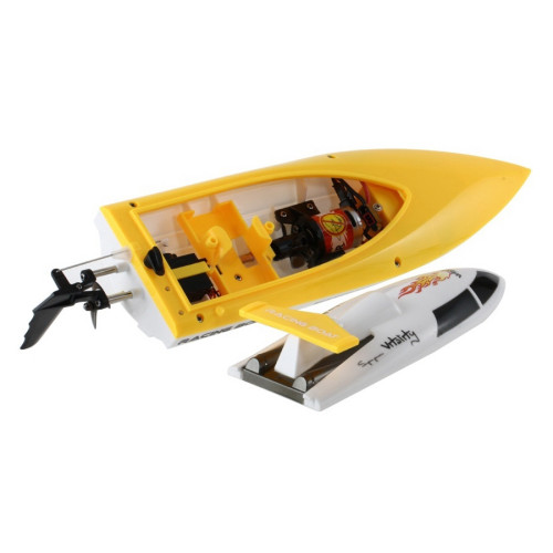 Катер на радиоуправлении Fei Lun FT007 Racing Boat (желтый) - изображение 4