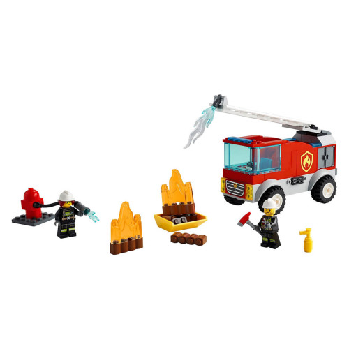 Конструктор LEGO Пожежна машина з драбиною 88 деталей (60280) - изображение 3
