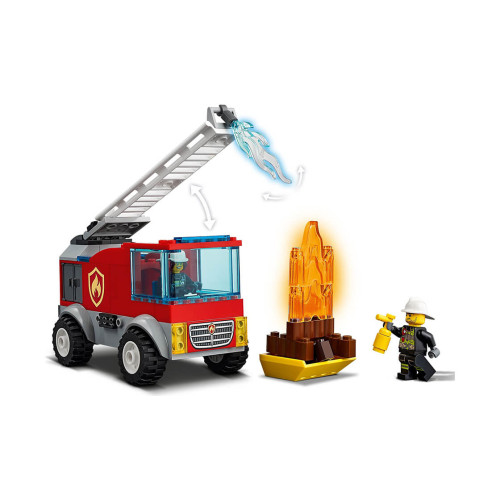 Конструктор LEGO Пожежна машина з драбиною 88 деталей (60280) - изображение 5