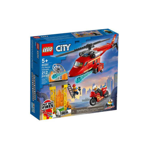 Конструктор LEGO Пожежний рятувальний гелікоптер 212 деталей (60281)