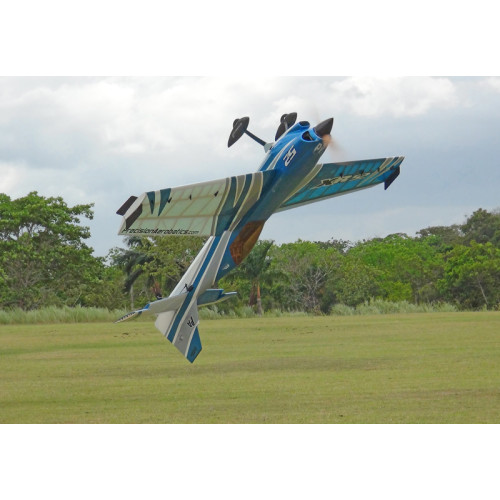 Самолёт радиоуправляемый Precision Aerobatics XR-52 1321мм KIT (синий) - изображение 7