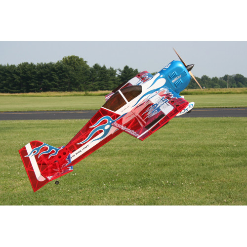 Самолёт радиоуправляемый Precision Aerobatics Addiction XL 1500мм KIT (красный) - изображение 2
