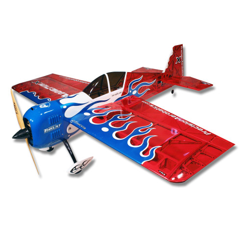 Самолёт радиоуправляемый Precision Aerobatics Addiction X 1270мм KIT (красный)