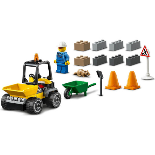 Конструктор LEGO Пікап для дорожніх робіт 58 деталей (60284) - изображение 2