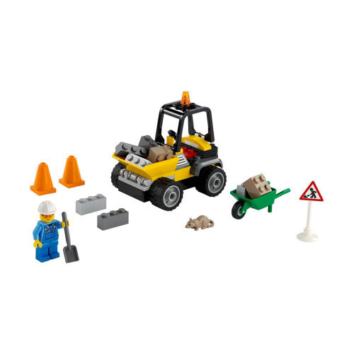 Конструктор LEGO Пікап для дорожніх робіт 58 деталей (60284) - изображение 3