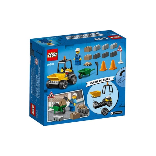 Конструктор LEGO Пікап для дорожніх робіт 58 деталей (60284) - изображение 7