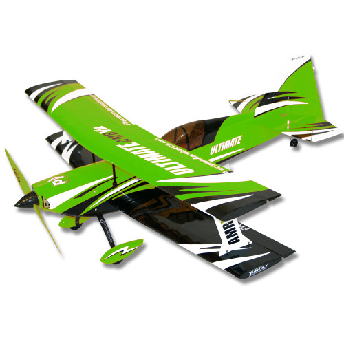 Самолёт радиоуправляемый Precision Aerobatics Ultimate AMR 1014мм KIT (зеленый)