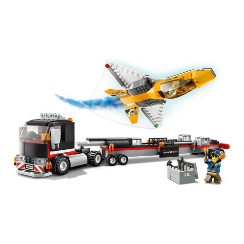 Конструктор LEGO Транспортер каскадерського літака 281 деталей (60289) - изображение 4