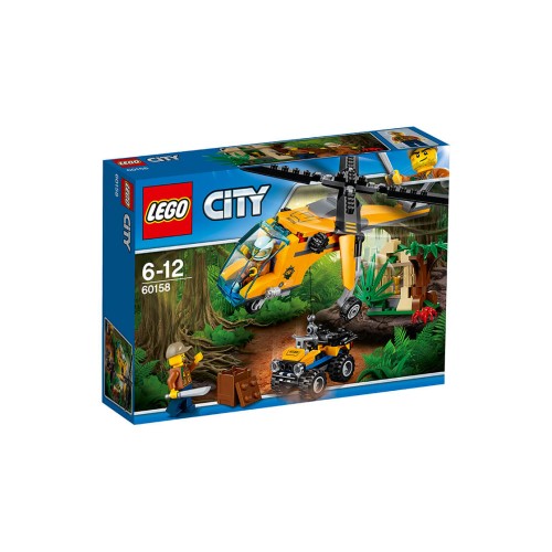 Конструктор LEGO Вантажний гелікоптер дослідників джунглів 201 деталей (60158) - изображение 1