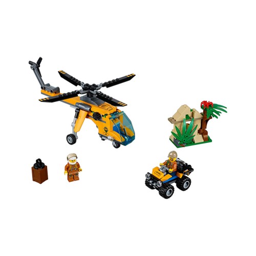 Конструктор LEGO Вантажний гелікоптер дослідників джунглів 201 деталей (60158) - изображение 2