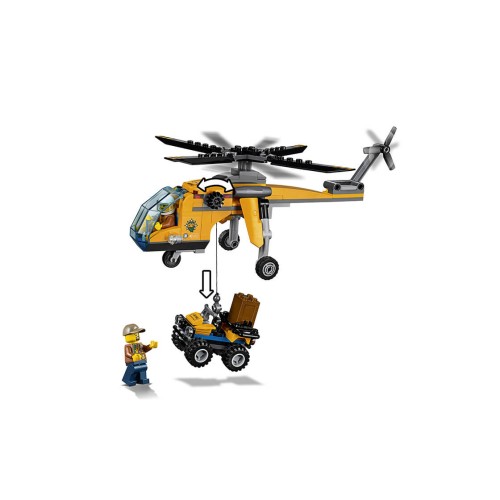 Конструктор LEGO Вантажний гелікоптер дослідників джунглів 201 деталей (60158) - изображение 4