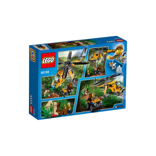 Конструктор LEGO Вантажний гелікоптер дослідників джунглів 201 деталей (60158) - изображение 6