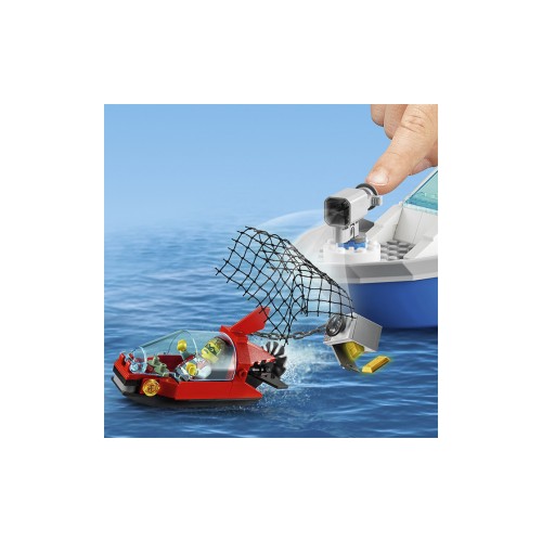 Конструктор LEGO Поліцейський патрульний човен 276 деталей (60277) - изображение 7