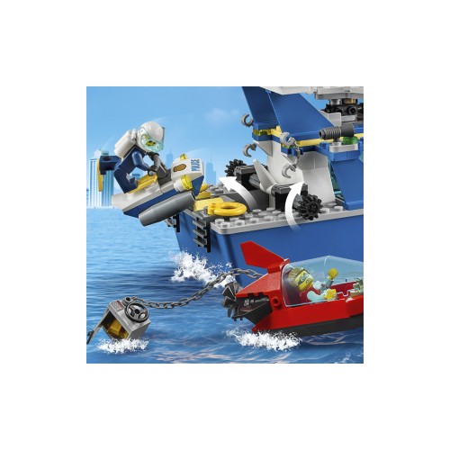Конструктор LEGO Поліцейський патрульний човен 276 деталей (60277) - изображение 8