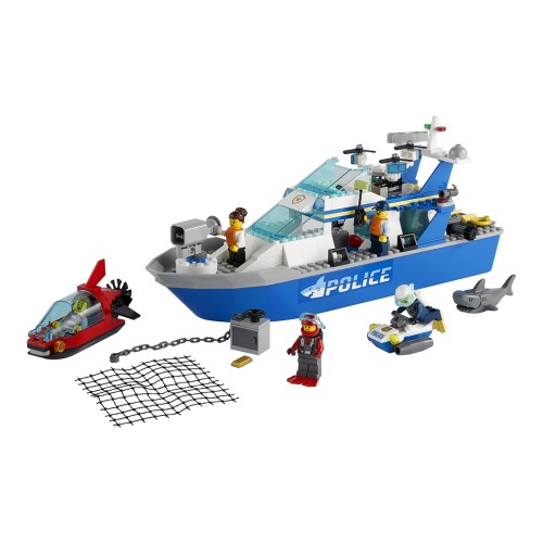 Конструктор LEGO Поліцейський патрульний човен 276 деталей (60277) - изображение 10