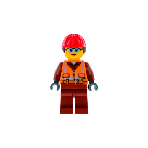 Конструктор LEGO Construction Worker - Female 1 деталей (cty0934-used)