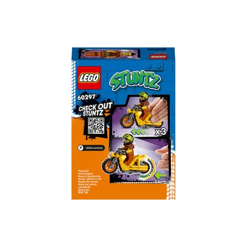 Конструктор LEGO Stunt Руйнівний каскадерський мотоцикл 12 деталей (60297) - изображение 8