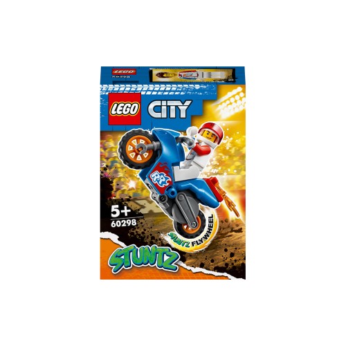 Конструктор LEGO Stunt Каскадерський мотоцикл-ракета 14 деталей (60298) - изображение 1