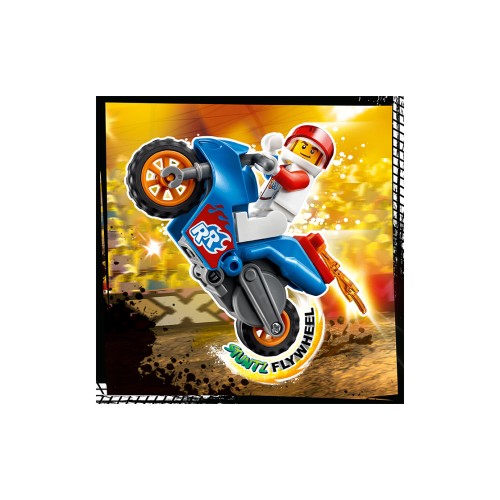 Конструктор LEGO Stunt Каскадерський мотоцикл-ракета 14 деталей (60298) - изображение 6