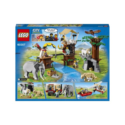 Конструктор LEGO База захисників диких тварин 503 деталей (60307) - изображение 8