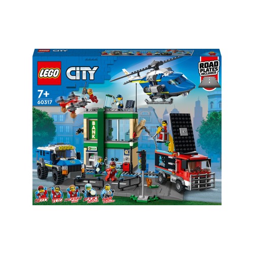 Конструктор LEGO Погоня поліції в банку 915 деталей (60317)