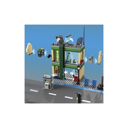 Конструктор LEGO Погоня поліції в банку 915 деталей (60317) - изображение 6