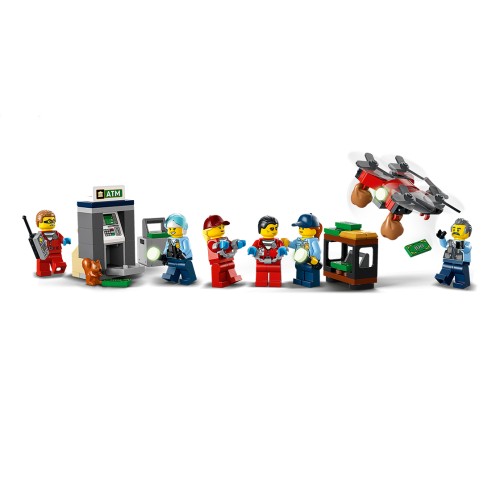 Конструктор LEGO Погоня поліції в банку 915 деталей (60317) - изображение 9