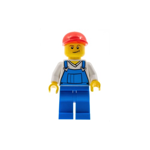 Конструктор LEGO Worker - Male, Red Cap 1 деталей (cty0320-used)