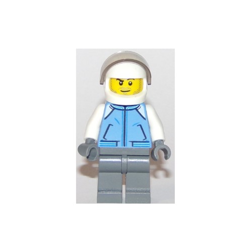 Конструктор LEGO Helicopter Pilot - Medium Blue Jacket 1 деталей (cty0839-used)