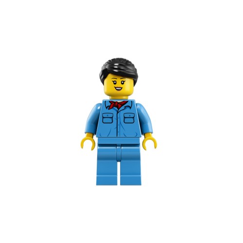 Конструктор LEGO Train Worker - Female, Shirt with Red Bandana 1 деталей (trn253)