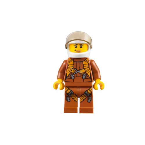 Конструктор LEGO Jungle Helicopter Pilot - Female 1 деталей (cty0794-used)