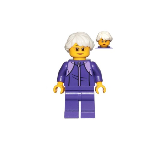 Конструктор LEGO Grandmother - White Hair 1 деталей (cty1024)