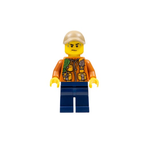 Конструктор LEGO Jungle Explorer - Male, Sweat Drops 1 деталей (cty0823-used)